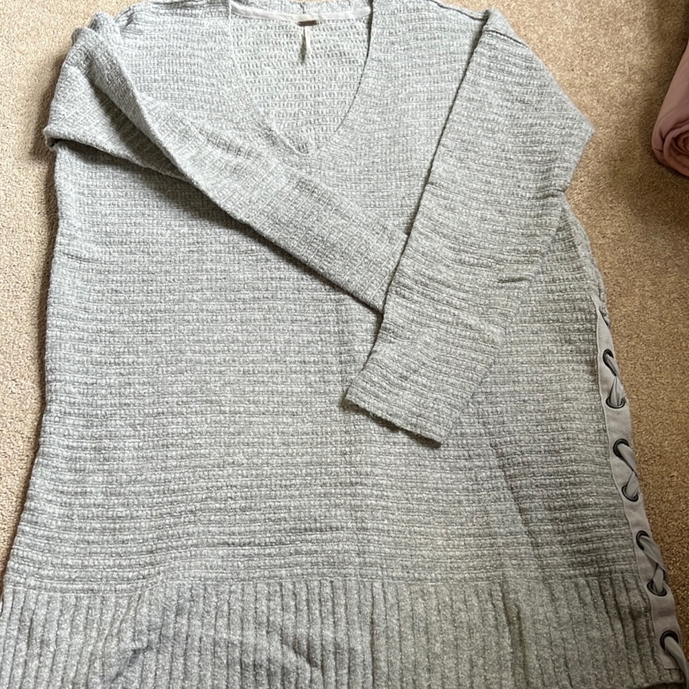 Grey Free People Sweater